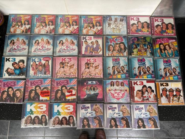 K3 cd's voor de losse verkoop., Cd's en Dvd's, Cd's | Kinderen en Jeugd, Gebruikt, Muziek, 3 tot 5 jaar, 6 tot 9 jaar, Vanaf 10 jaar