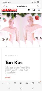 Voorstelling Ton Kas 12 november a.s in Drachten, Tickets en Kaartjes, Twee personen, Overige soorten