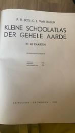 Kleine Schoolatlas der gehele aarde R.P. Bos -C.L. van Balen, Gelezen, Bosatlas, Ophalen of Verzenden, 1800 tot 2000