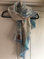 Nieuwe sjaal van Erfurt Luxury blauw/aqua/wit/beige, Erfurt Luxury, Ophalen of Verzenden, Nieuw, Sjaal