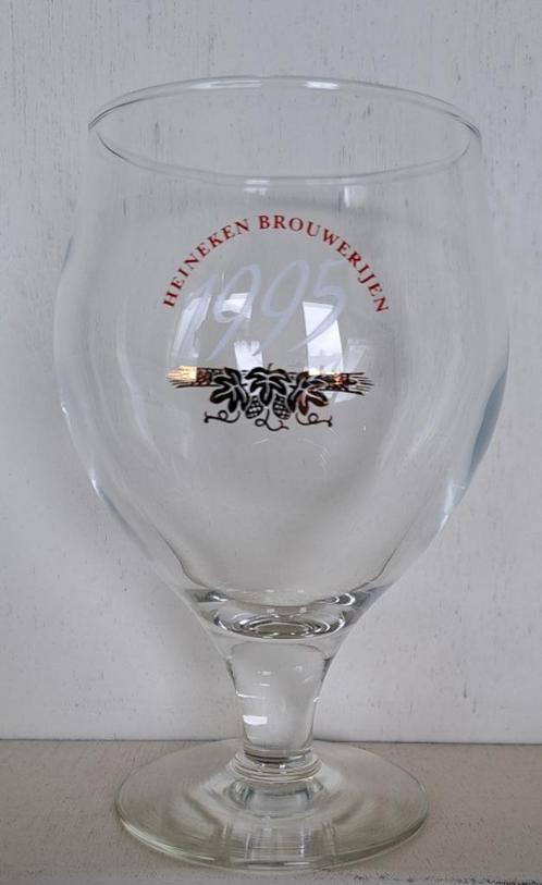 Heineken Brouwerijen Bierglas 1995, Verzamelen, Biermerken, Gebruikt, Glas of Glazen, Heineken, Ophalen of Verzenden