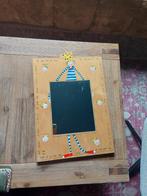 Leuke kinderspiegel met houten frame, Huis en Inrichting, Woonaccessoires | Spiegels, Minder dan 50 cm, Gebruikt, Ophalen of Verzenden