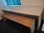 Steigerhouten ( speel) tafel met Bank, Ophalen, Zo goed als nieuw