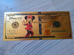 Golden collector bankbiljet Disney minnie mouse, Ophalen of Verzenden, Zuid-Amerika