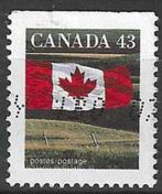 Canada 1992 - Yvert 1298a - Canadese vlag en de prairie (ST), Postzegels en Munten, Postzegels | Amerika, Verzenden, Gestempeld