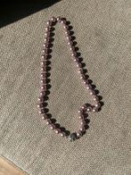 Roze Parelketting met Strass Sluiting, Sieraden, Tassen en Uiterlijk, Kettingen, Overige materialen, Ophalen of Verzenden, Zo goed als nieuw