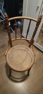 Thonet Stoel (Fischel) met Rotan/webbing zitting, Antiek en Kunst, Ophalen