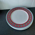 4 Hutschenreuther  vivo camao ( kerst) borden 32 cm, Ophalen of Verzenden, Zo goed als nieuw, Overige stijlen, Bord(en)