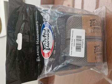 Fairtex elastic handwraps grey  beschikbaar voor biedingen
