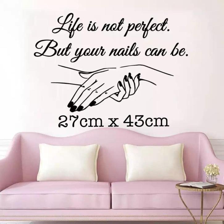 Muur Decals Nagelsalon Sticker Voor Nagels/Nagelstyliste., Sieraden, Tassen en Uiterlijk, Uiterlijk | Cosmetica en Make-up, Nieuw