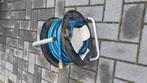 Compressor luchtslang op haspel 20 m, 100 liter of meer, Ophalen of Verzenden, Zo goed als nieuw