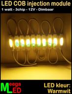 LED Caravan COB injection module 1W - 3 chip – IP54 Warmwit, Ophalen of Verzenden, Nieuw