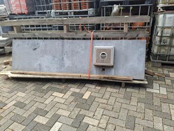Betonnen aanrechtblad met spoelbak - 267x67cm beschikbaar voor biedingen