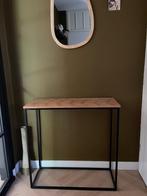 Sidetable/haltafel, Huis en Inrichting, Tafels | Sidetables, Ophalen, 100 tot 150 cm, Zo goed als nieuw, Metaal