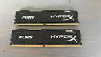Kingston HyperX FURY Black DDR4 RAM-geheugenkit 16 GB, Computers en Software, RAM geheugen, DDR4, Ophalen of Verzenden, Zo goed als nieuw
