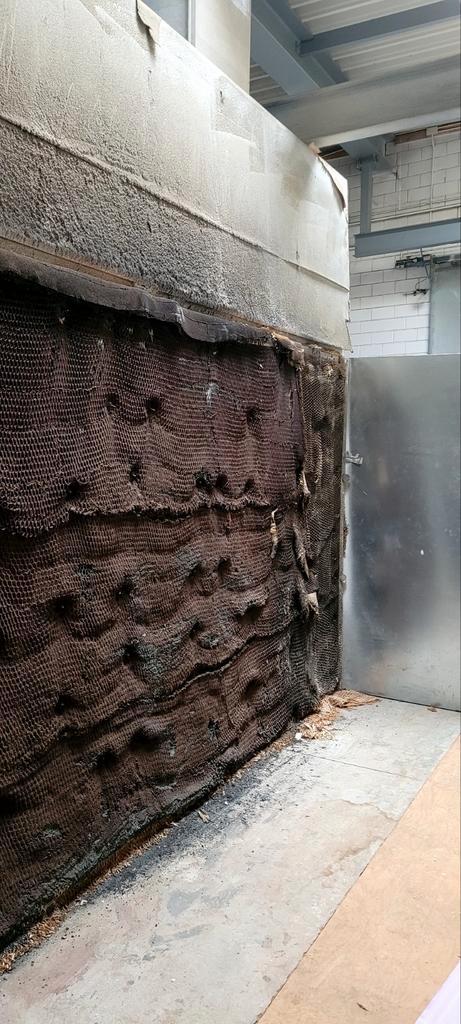 Industriële schilders Spuitcabine, afzuiging 5 x 2,5 meter, Doe-het-zelf en Verbouw, Ventilatie en Afzuiging, Gebruikt, Afzuiger