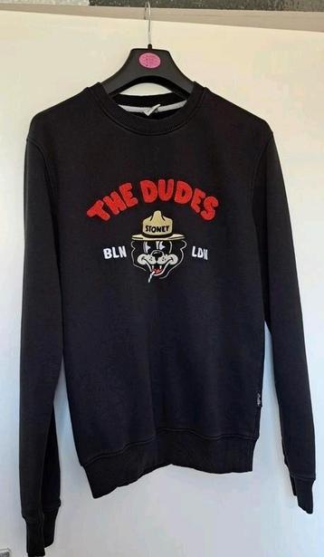 The Dudes BLN Stoney LDN, zwarte sweater, mt M beschikbaar voor biedingen