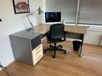 Hoekbureau met ladeblok, Ophalen, Gebruikt, Bureau