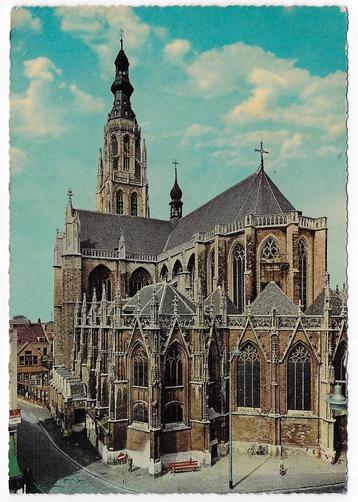 Breda De Grote Kerk Gelopen   Ansichtkaart ( B6026) beschikbaar voor biedingen