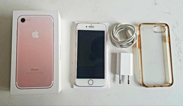 iPhone 7 128GB roségoud, Telecommunicatie, Mobiele telefoons | Apple iPhone, Gebruikt, Overige modellen, Ophalen of Verzenden