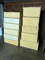 Te koop t.e.a.b 10 x afsluitbare houten verhuis kisten, Doe-het-zelf en Verbouw, Kratten en Dozen, Ophalen, 60 cm of meer, 50 cm of meer