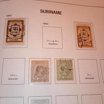 Suriname nvph kavel diverse  beschikbaar voor biedingen