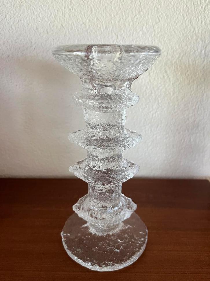 Iittala Festivo Kandelaar Timo Sarpaneva, Antiek en Kunst, Antiek | Kandelaars, Glas, Ophalen of Verzenden