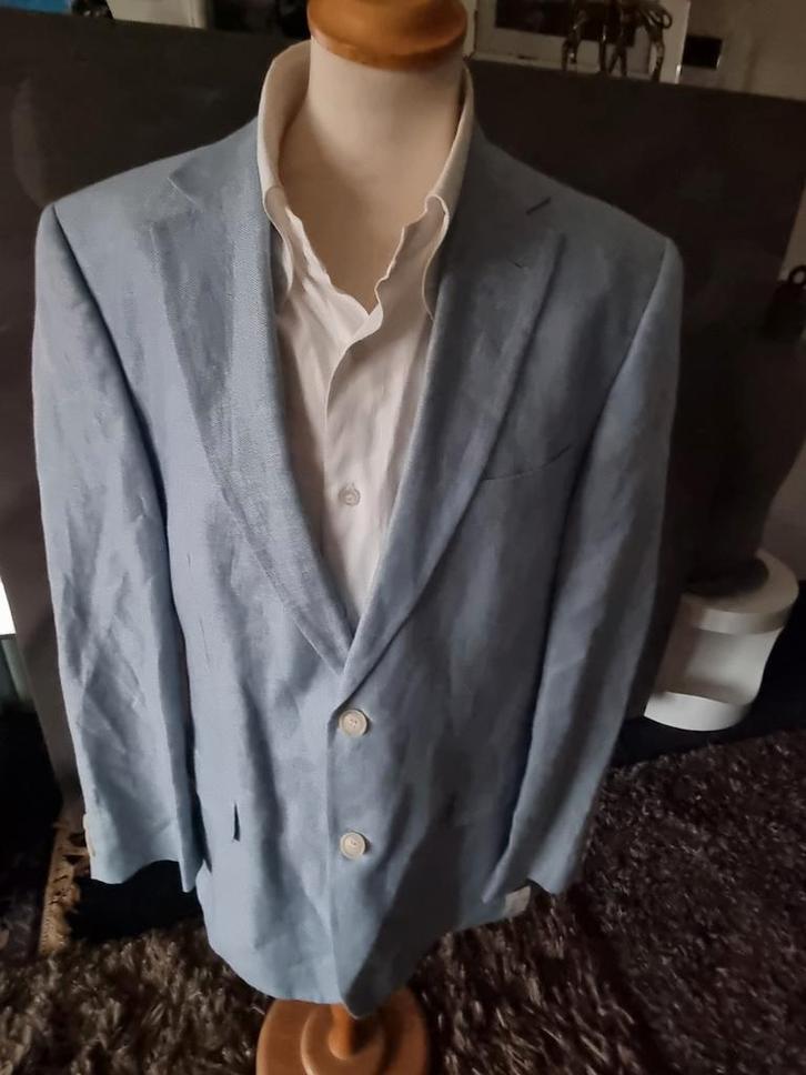 Hugo Boss colbert, maat 52, linnen/wol/zijde, uitmuntend., Kleding | Heren, Kostuums en Colberts, Zo goed als nieuw, Maat 52/54 (L)