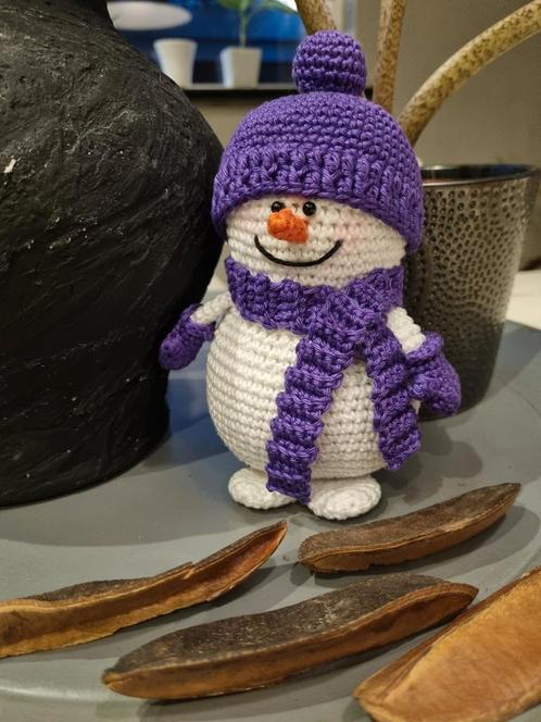 Haakpatroon sneeuwpop, Hobby en Vrije tijd, Breien en Haken, Nieuw, Haken, Patroon of Boek, Ophalen