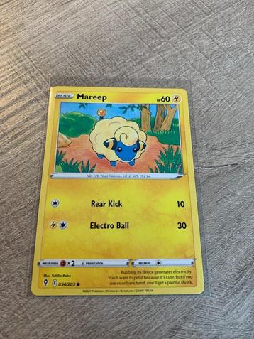 Mareep 054/203 Evolving Skies - Pokémon Kaart