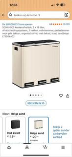 Mooi vuilnisbak 3 vakken, Huis en Inrichting, 40 liter of meer, Ophalen of Verzenden, Minder dan 50 cm