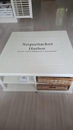 Rivièra maison sequetucket harbor salontafel 90x90, Huis en Inrichting, Tafels | Salontafels, Ophalen, Rechthoekig, 50 tot 100 cm