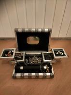 Zilveren sierraden kistje met vakken, Antiek en Kunst, Ophalen of Verzenden