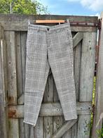 zandkleurige blok broek van Bershka maat 34, Kleding | Dames, Broeken en Pantalons, Beige, Ophalen of Verzenden, Zo goed als nieuw