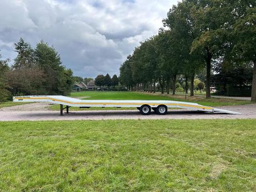 VELDHUIZEN be oplegger 10 ton autotransporter met Ramsey lie, Auto's, Vrachtwagens, Bedrijf, Te koop, ABS, Aanhangers en Opleggers