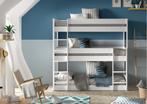 Scott Triple 3-persoons stapelbed - 90x200 - Wit