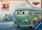 3D Disney puzzel VW bus TI PIXAR CARS, Ophalen of Verzenden, Meer dan 50 stukjes, Zo goed als nieuw, 6 jaar of ouder