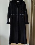Zwarte maxi-mantel Burton - valt als 38/40, Maat 38/40 (M), Verzenden, Zwart, Zo goed als nieuw