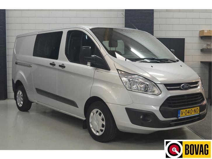 Ford Transit Custom 310 2.0 TDCI L2H1 Limited DUBBELE CABINE, Auto's, Bestelauto's, Bedrijf, Te koop, ABS, Airbags, Airconditioning