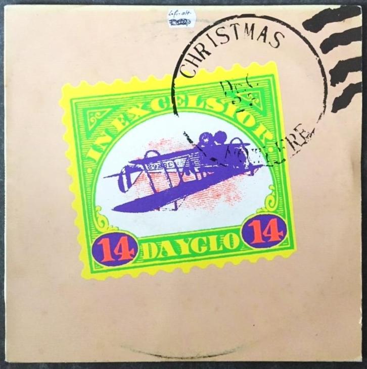 LP Christmas In Excelsior Dayglo 1986 USA New Wave Indie Art, Cd's en Dvd's, Vinyl | Rock, Gebruikt, Alternative, 12 inch, Ophalen of Verzenden