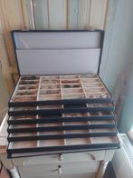 Oude brillen vertegenwoordigers koffer met antieke brillen ., Antiek en Kunst, Ophalen of Verzenden