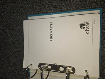 Civas map met Reiki Master. Reiki I, II, III a en b  beschikbaar voor biedingen
