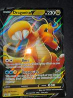 Dragonite V XL kaart, Ophalen of Verzenden, Zo goed als nieuw, Losse kaart, Foil