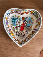Hartvormige schaal sinterklaas Blond Amsterdam, Blond Amsterdam, Ophalen of Verzenden, Aardewerk, Schaal of Schalen