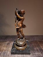 Bronzen beeld van Cupido met kruik, Antiek en Kunst, Ophalen of Verzenden