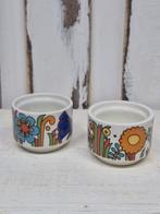 2 Acapulco Villeroy en Boch eierdopjes, vintage, Antiek en Kunst, Ophalen of Verzenden