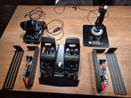 Thrustmaster HOTAS Warthog set incl. Bureau Klemmen, Computers en Software, Joysticks, Ophalen, Zo goed als nieuw