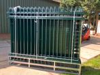 Nieuw hekwerk 62 meter 1,80 hoog, Ophalen, Nieuw, IJzer, Dubbelstaafmat hekwerk