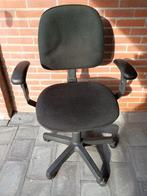 Verstelbare burostoel, Ophalen, Gebruikt, Zwart
