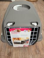 Nieuw! Reismand/transportbox grijs/wit vwb katten & puppy's, Ophalen, Nieuw